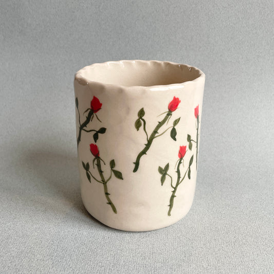 tumbling roses cup