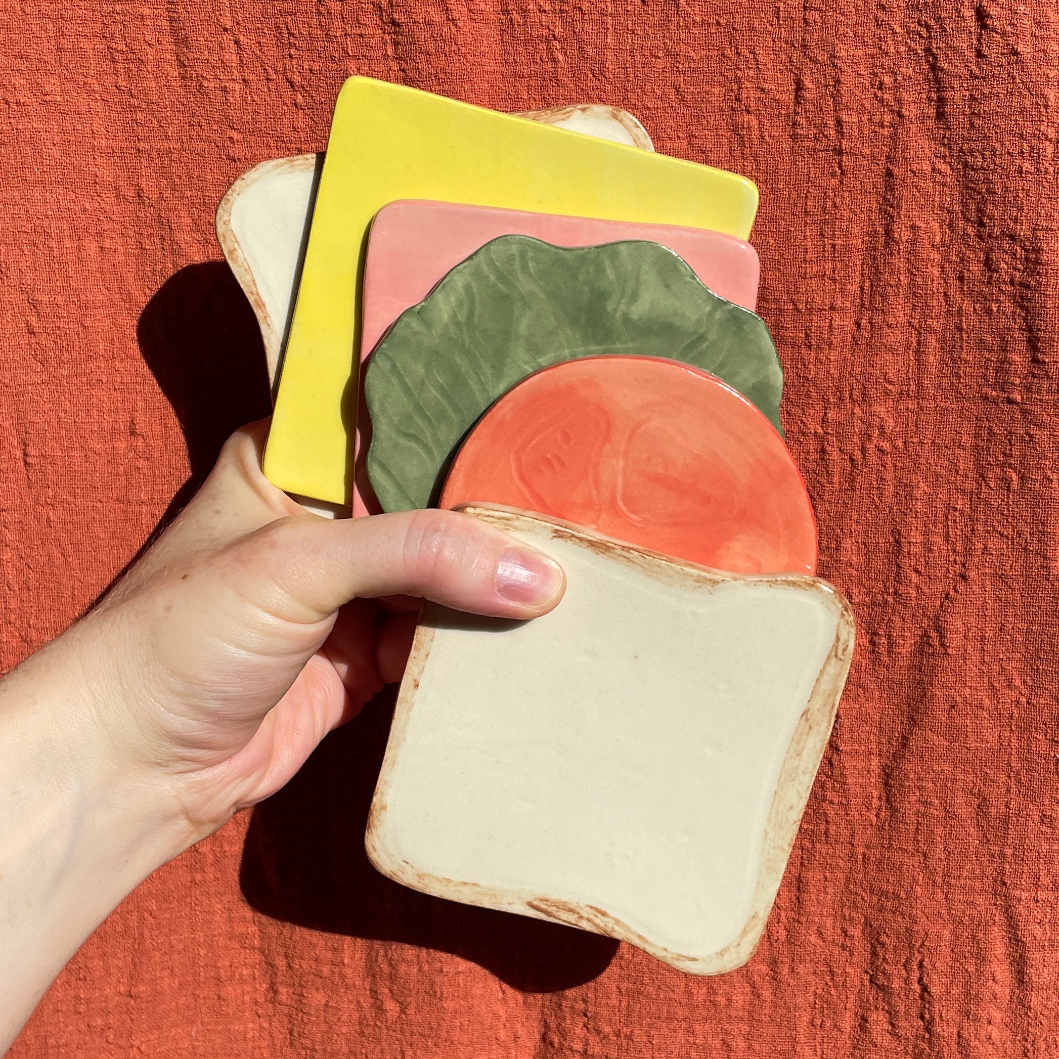 Sandwich Coaster Set