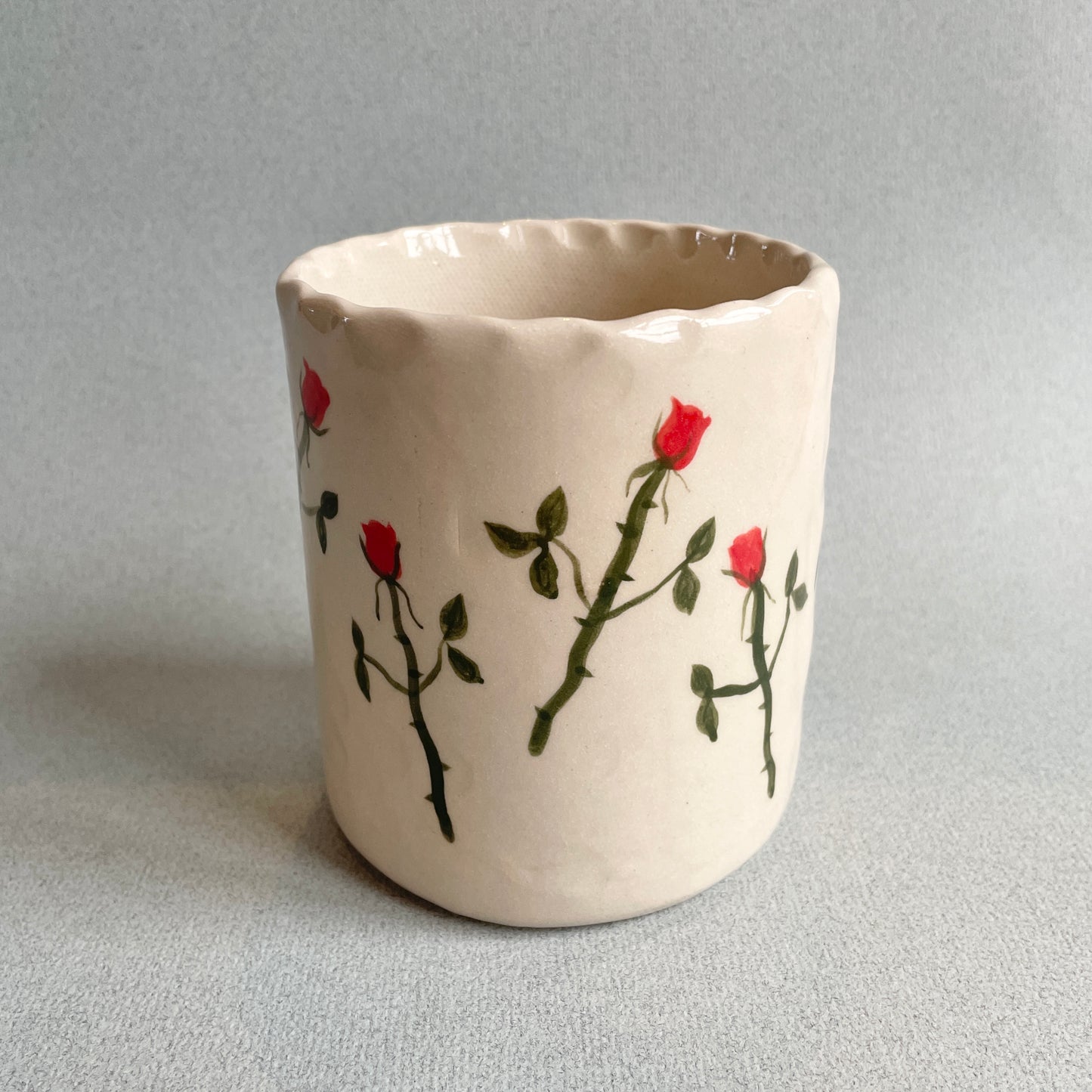 tumbling roses cup