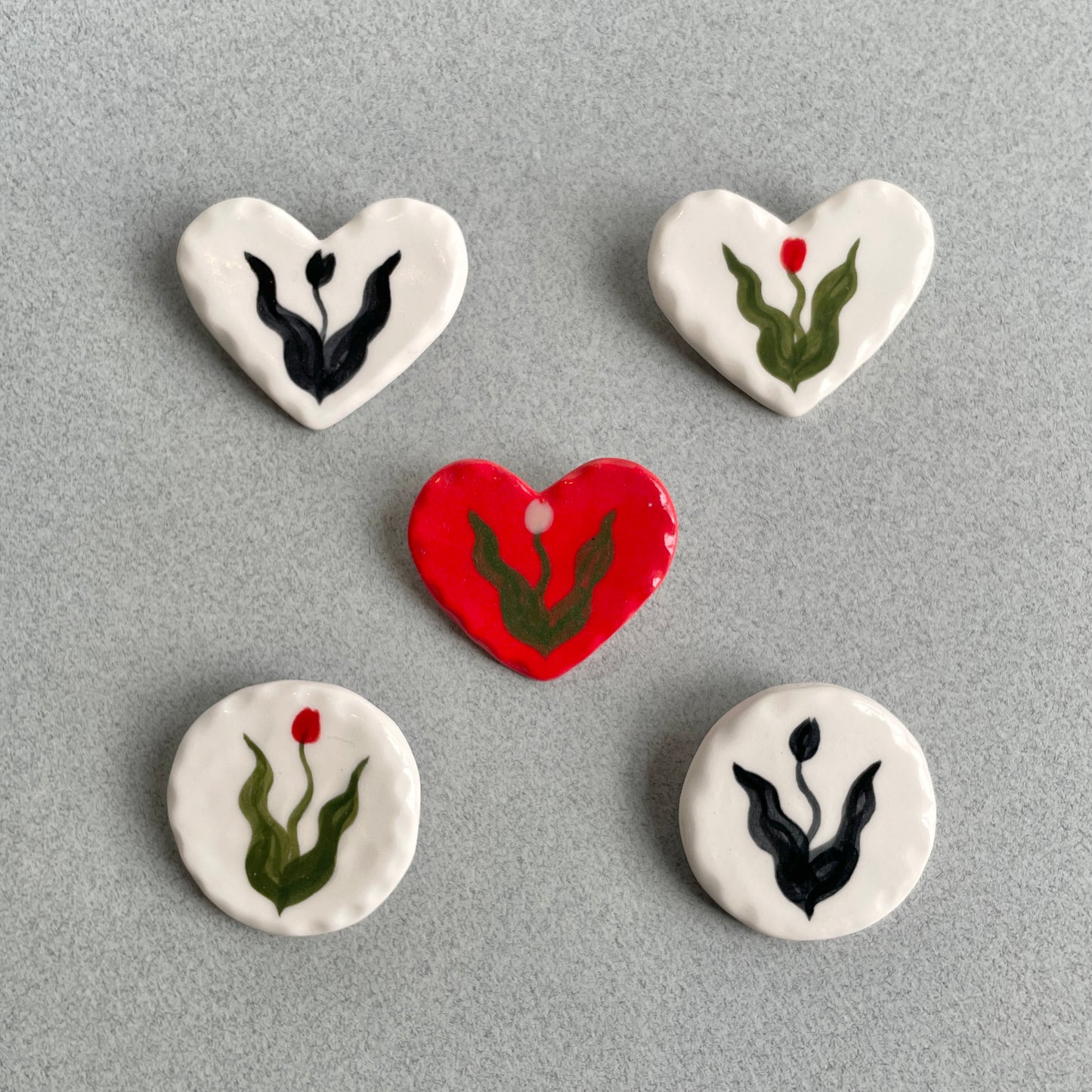 love token brooches